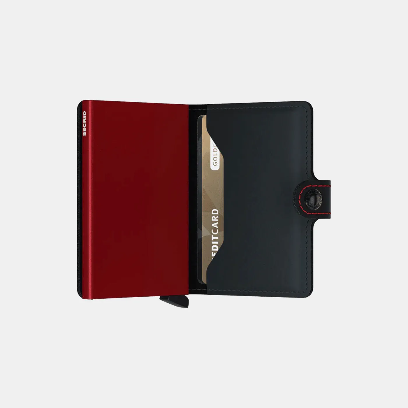 Secrid Mini Wallet Mate Black Red