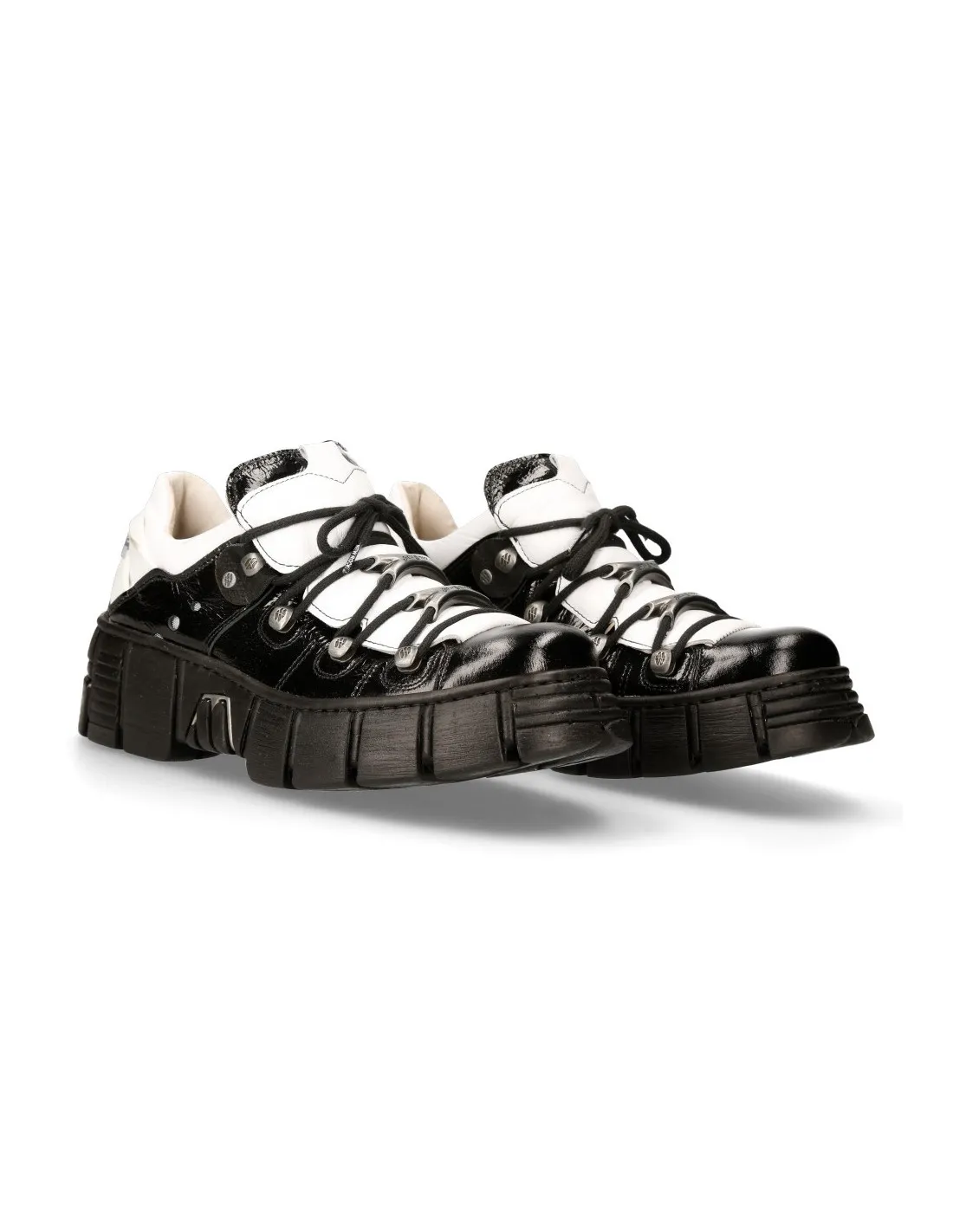 SHOE BLACK TOWER WITH LACES MWALL120NS2