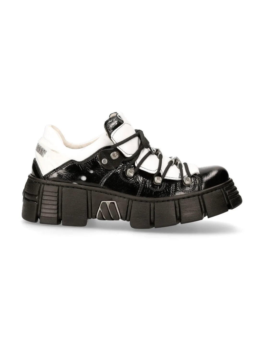 SHOE BLACK TOWER WITH LACES MWALL120NS2