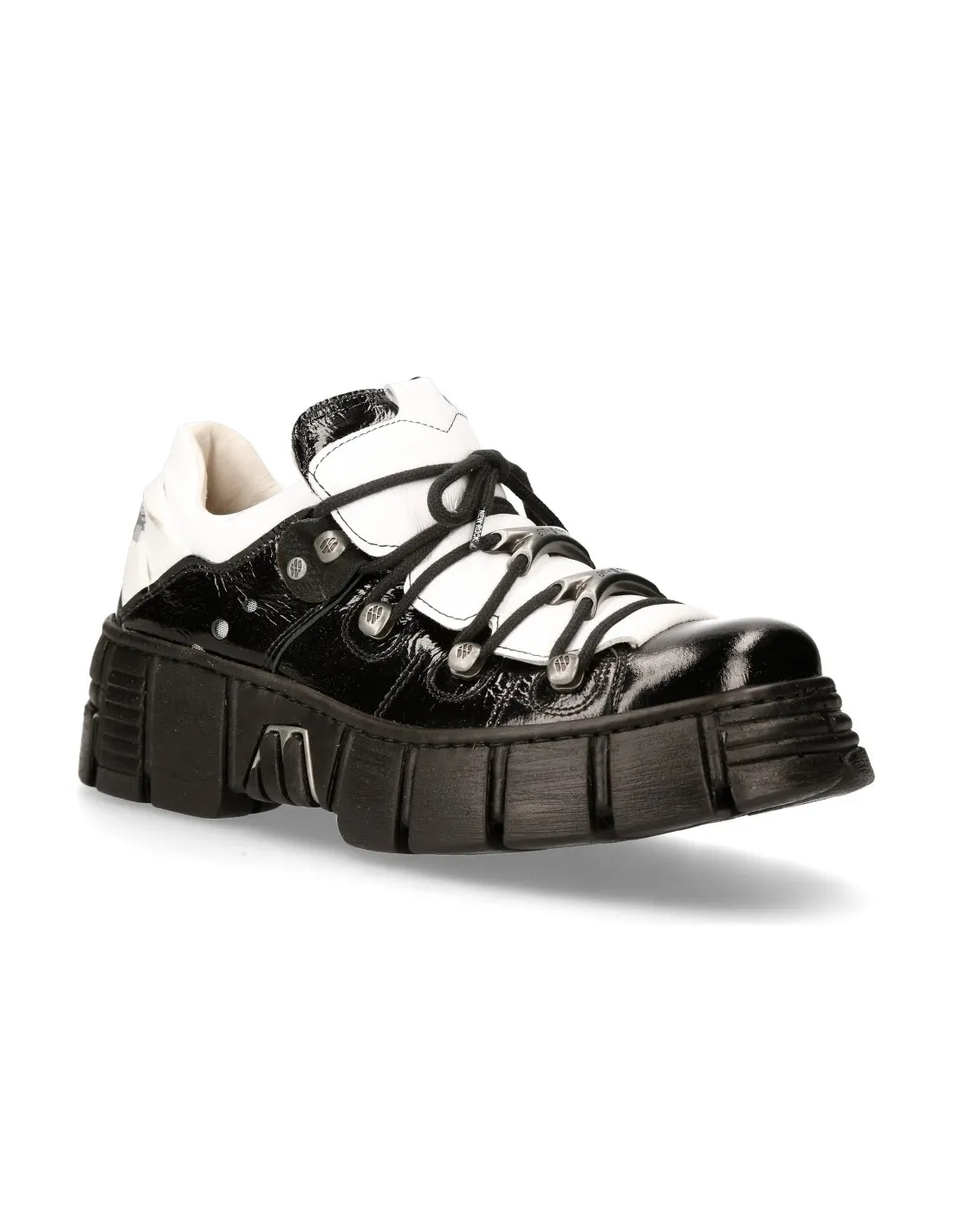 SHOE BLACK TOWER WITH LACES MWALL120NS2