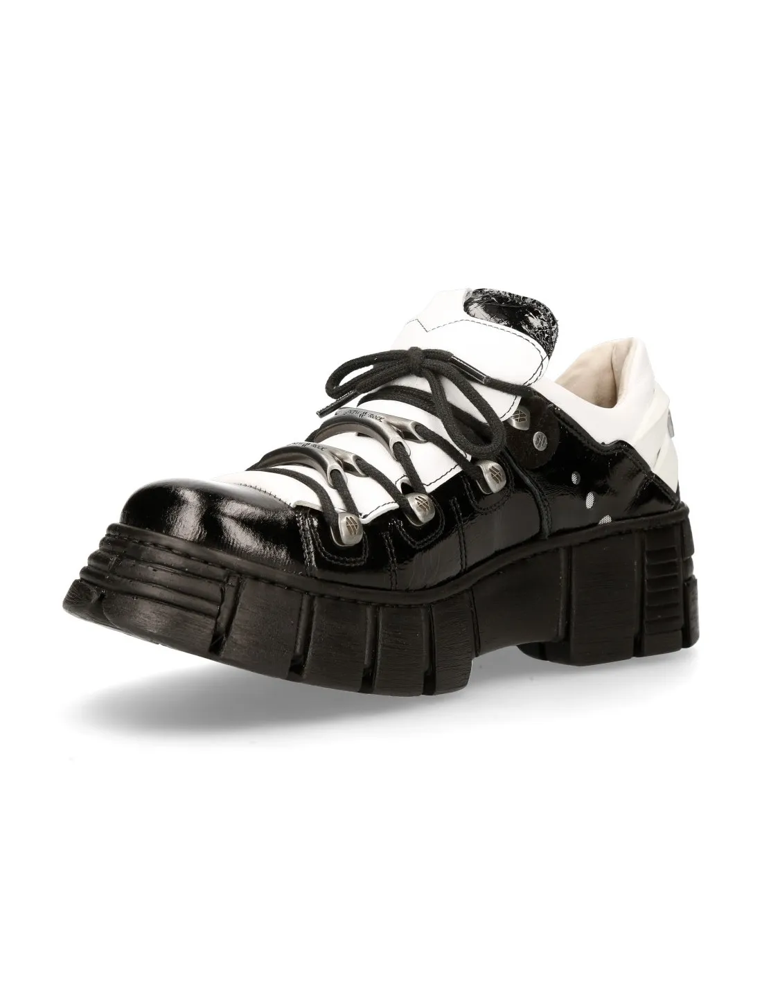 SHOE BLACK TOWER WITH LACES MWALL120NS2