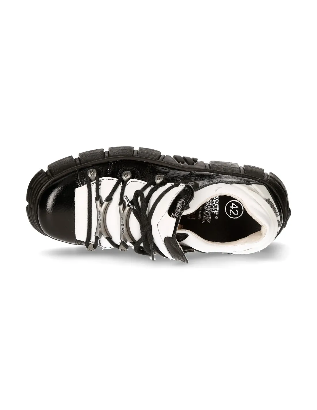 SHOE BLACK TOWER WITH LACES MWALL120NS2