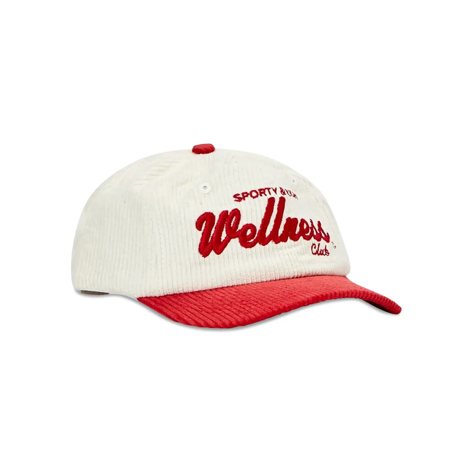 Sporty & Rich Cord Wellness Club Cap