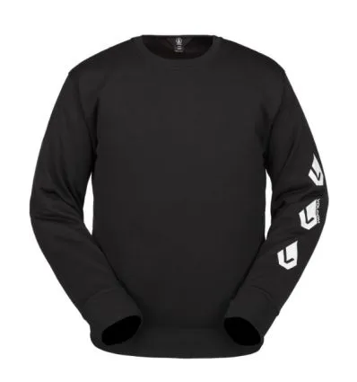 Sudadera Volcom Core Hydro Crew para hombre (NEGRO)