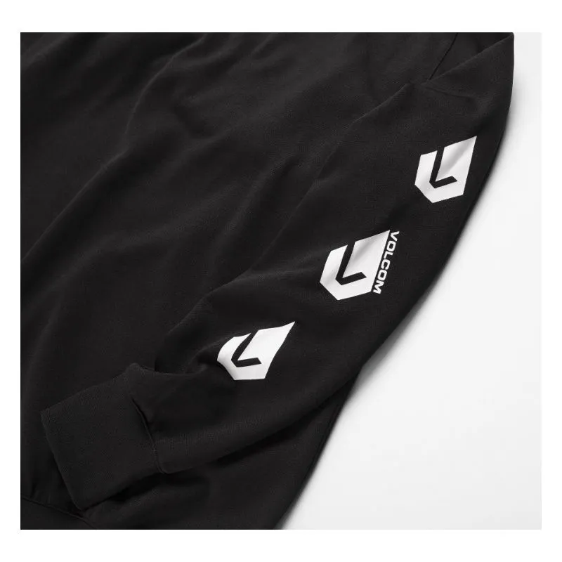 Sudadera Volcom Core Hydro Crew para hombre (NEGRO)