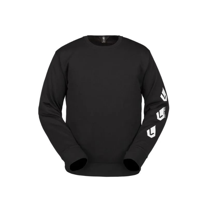 Sudadera Volcom Core Hydro Crew para hombre (NEGRO)