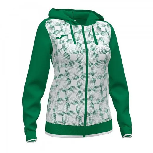 SUPERNOVA III ZIPUP HOODIE GREEN WHITE