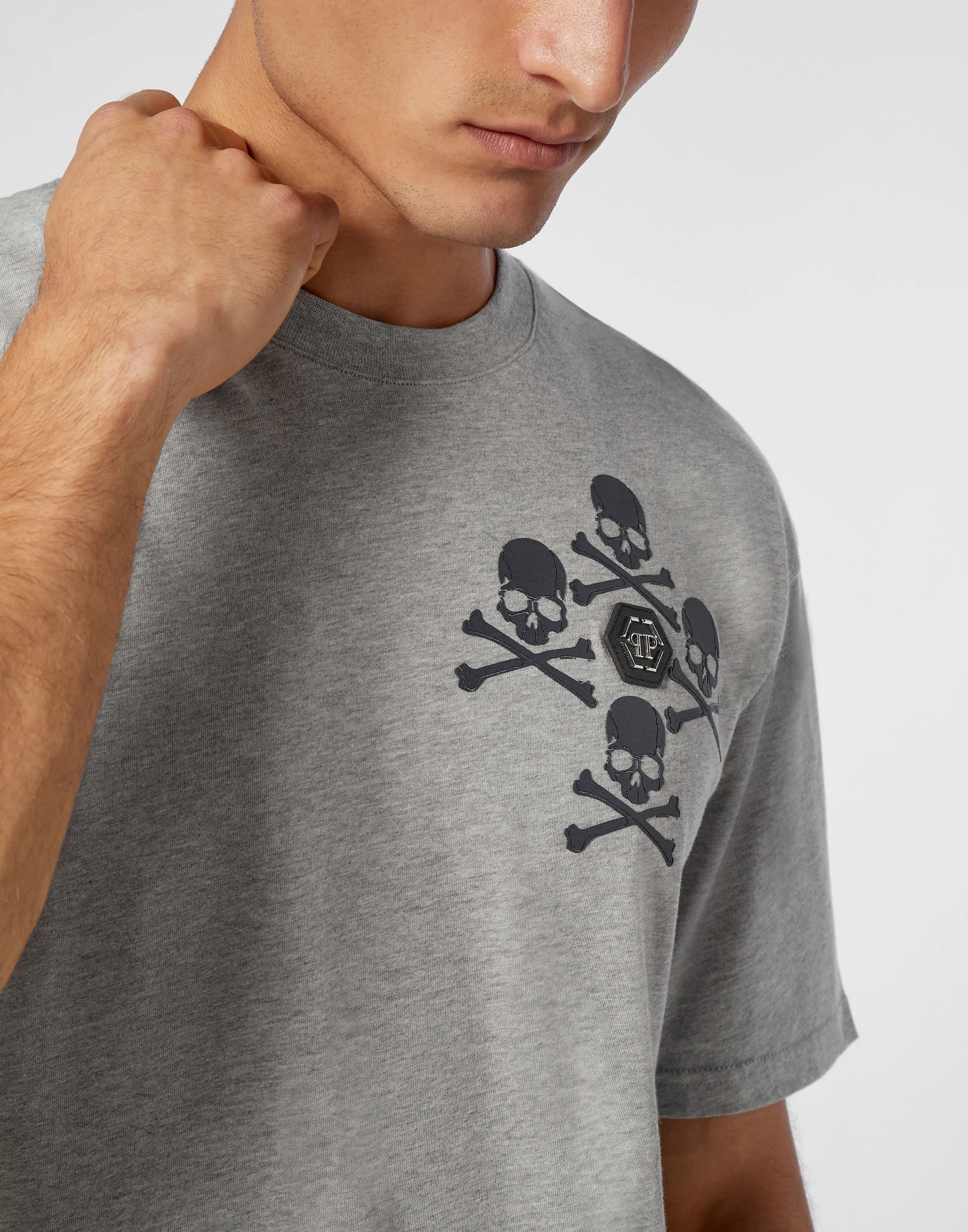 TSHIRT ROUND NECK SS SKULL&BONES