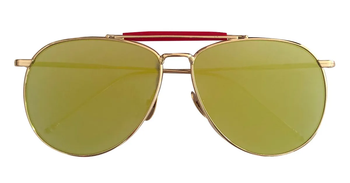 Thom Browne Aviador dorado 