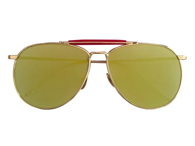 Thom Browne Aviador dorado 