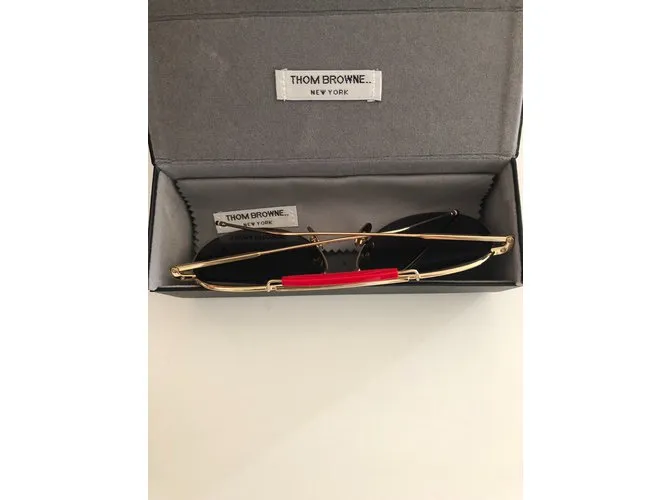 Thom Browne Aviador dorado 
