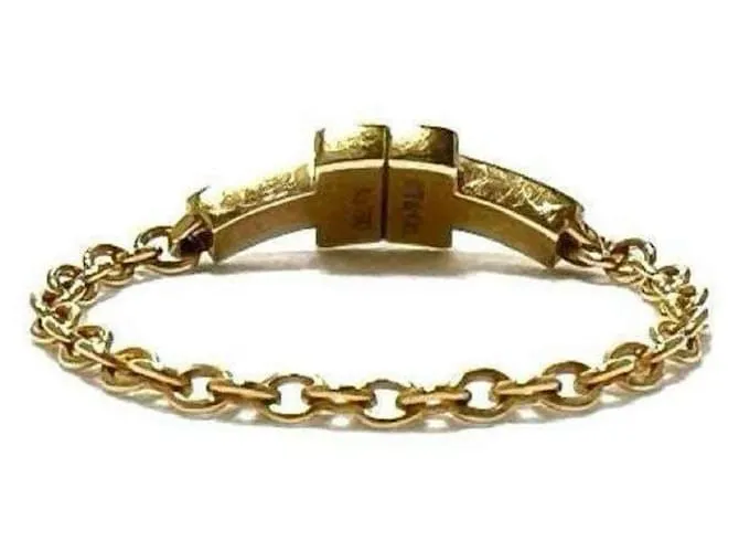 Tiffany & Co Anillo Tiffany T TWO Chain para mujeres Dorado 