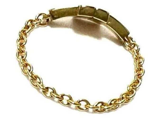 Tiffany & Co Anillo Tiffany T TWO Chain para mujeres Dorado 