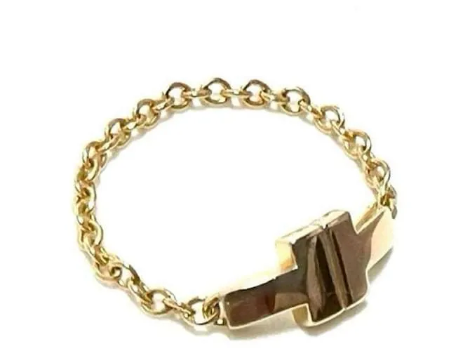 Tiffany & Co Anillo Tiffany T TWO Chain para mujeres Dorado 