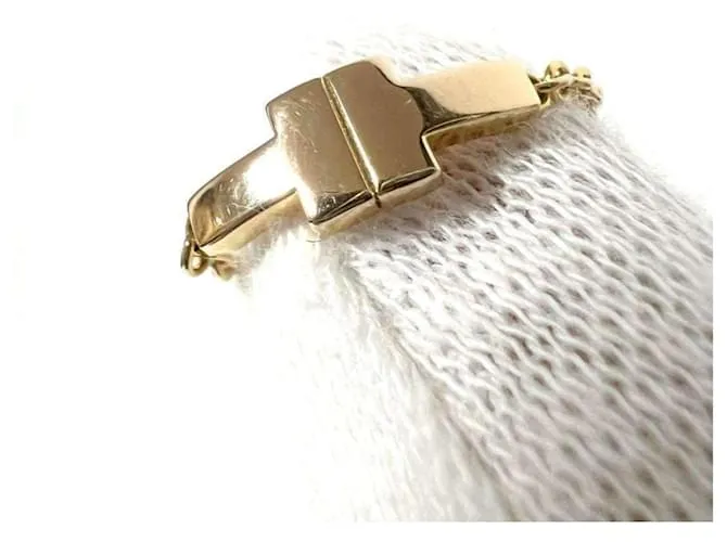 Tiffany & Co Anillo Tiffany T TWO Chain para mujeres Dorado 