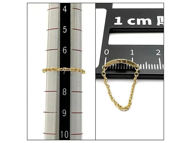 Tiffany & Co Anillo Tiffany T TWO Chain para mujeres Dorado 