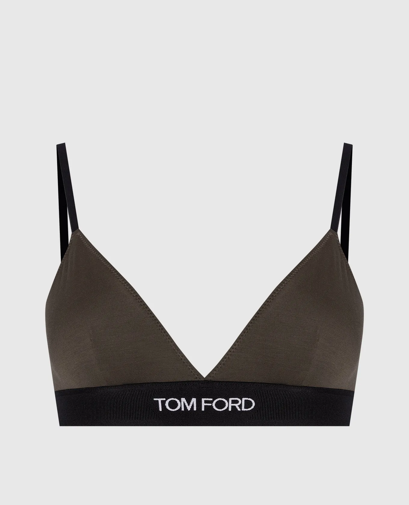 Tom Ford Khaki bodice with logo pattern