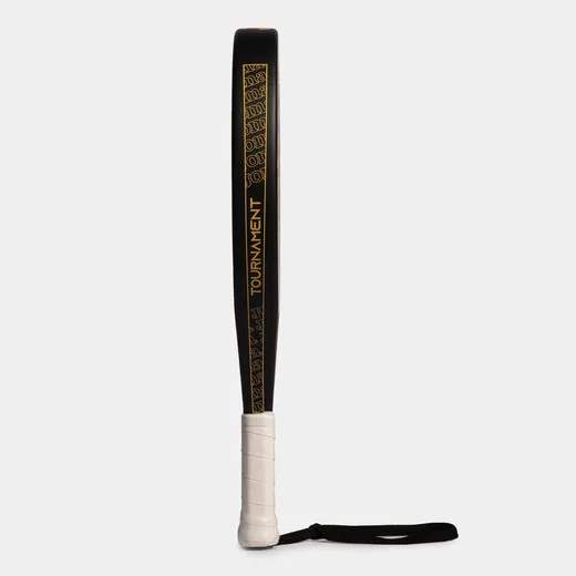 Tournament Paddle Racket Black Gold Red