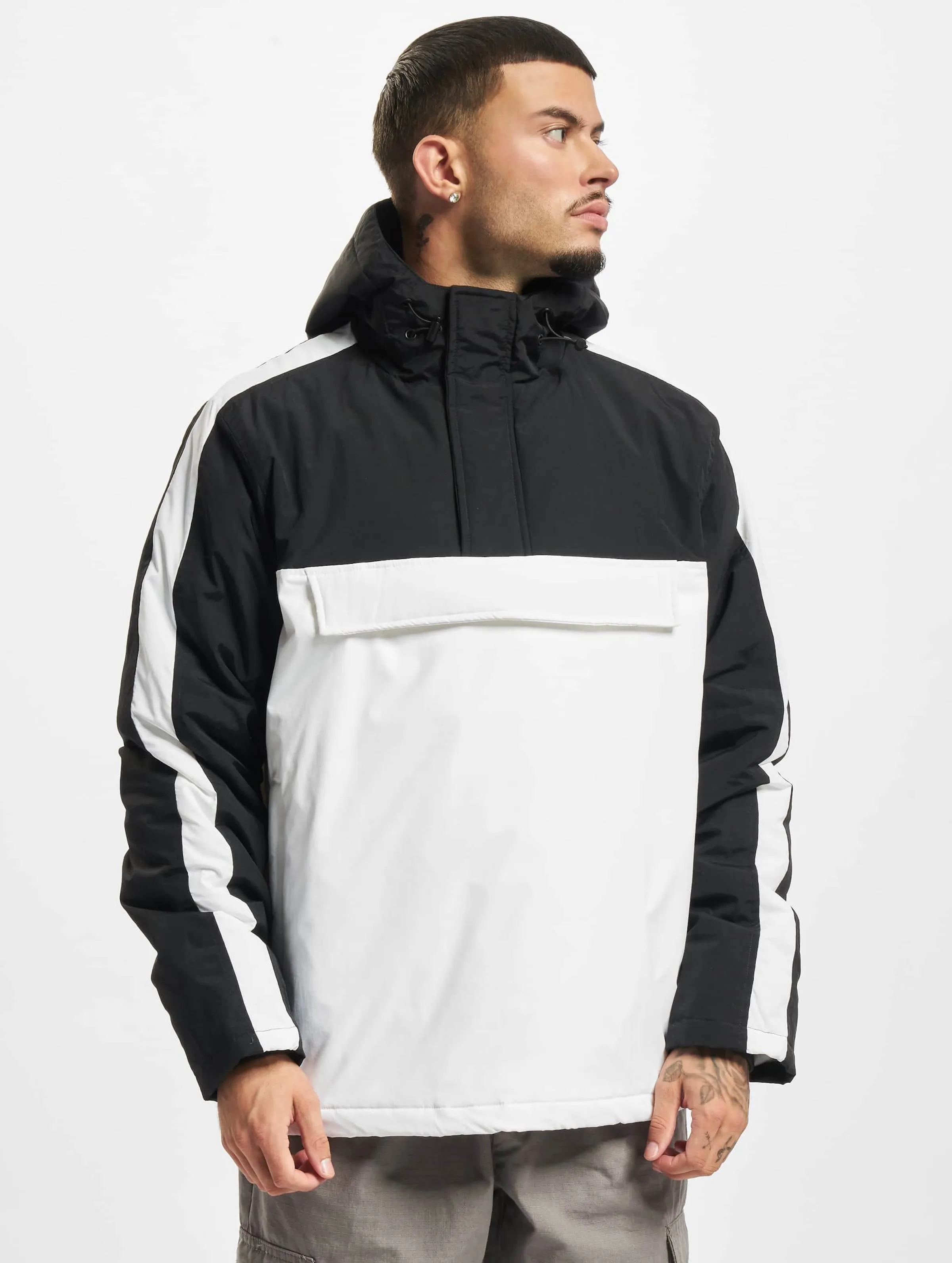 URBAN CLASSICS 3TONE PADDED PULL OVER