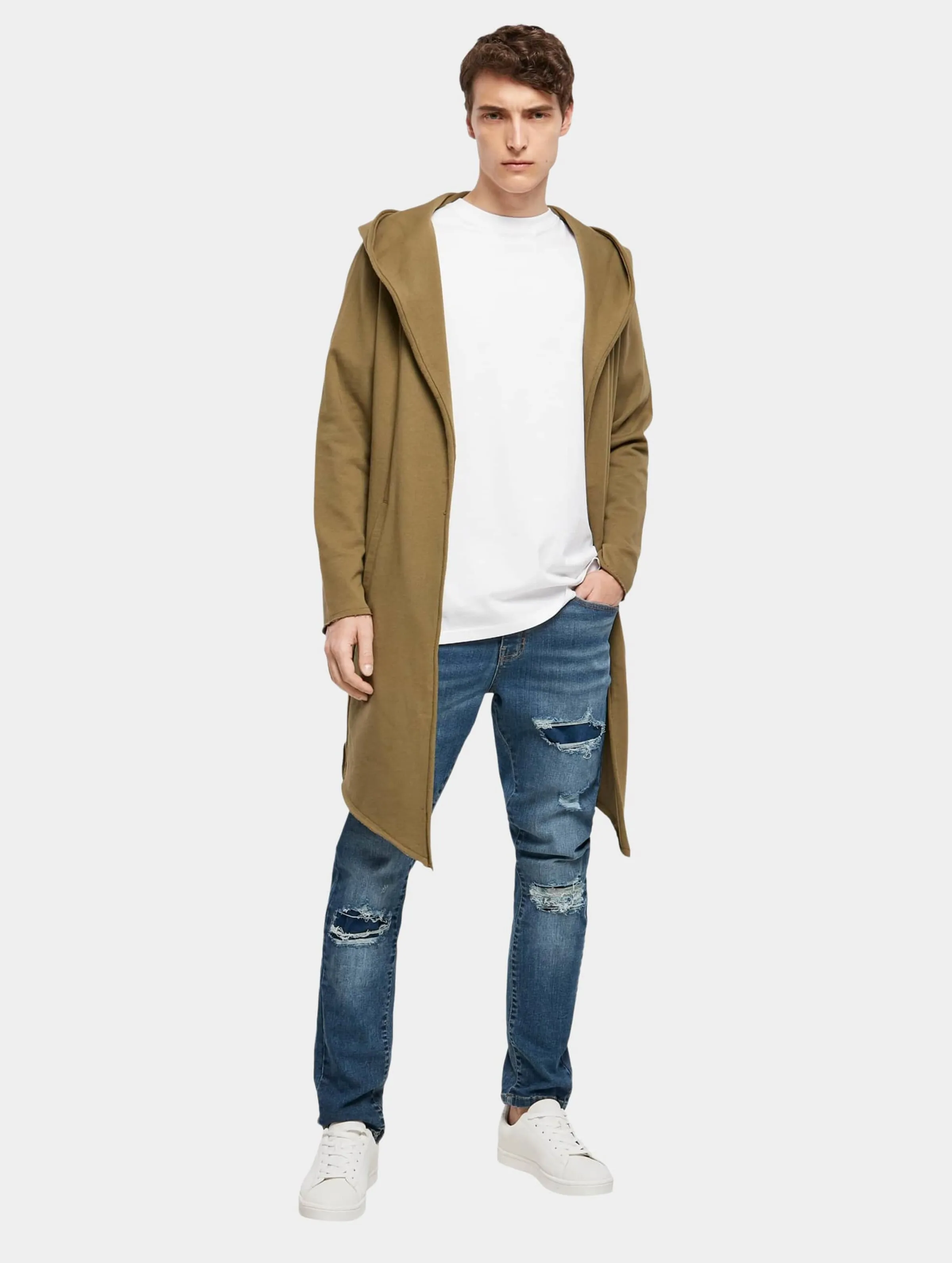 Urban Classics Long Hooded Open Edge