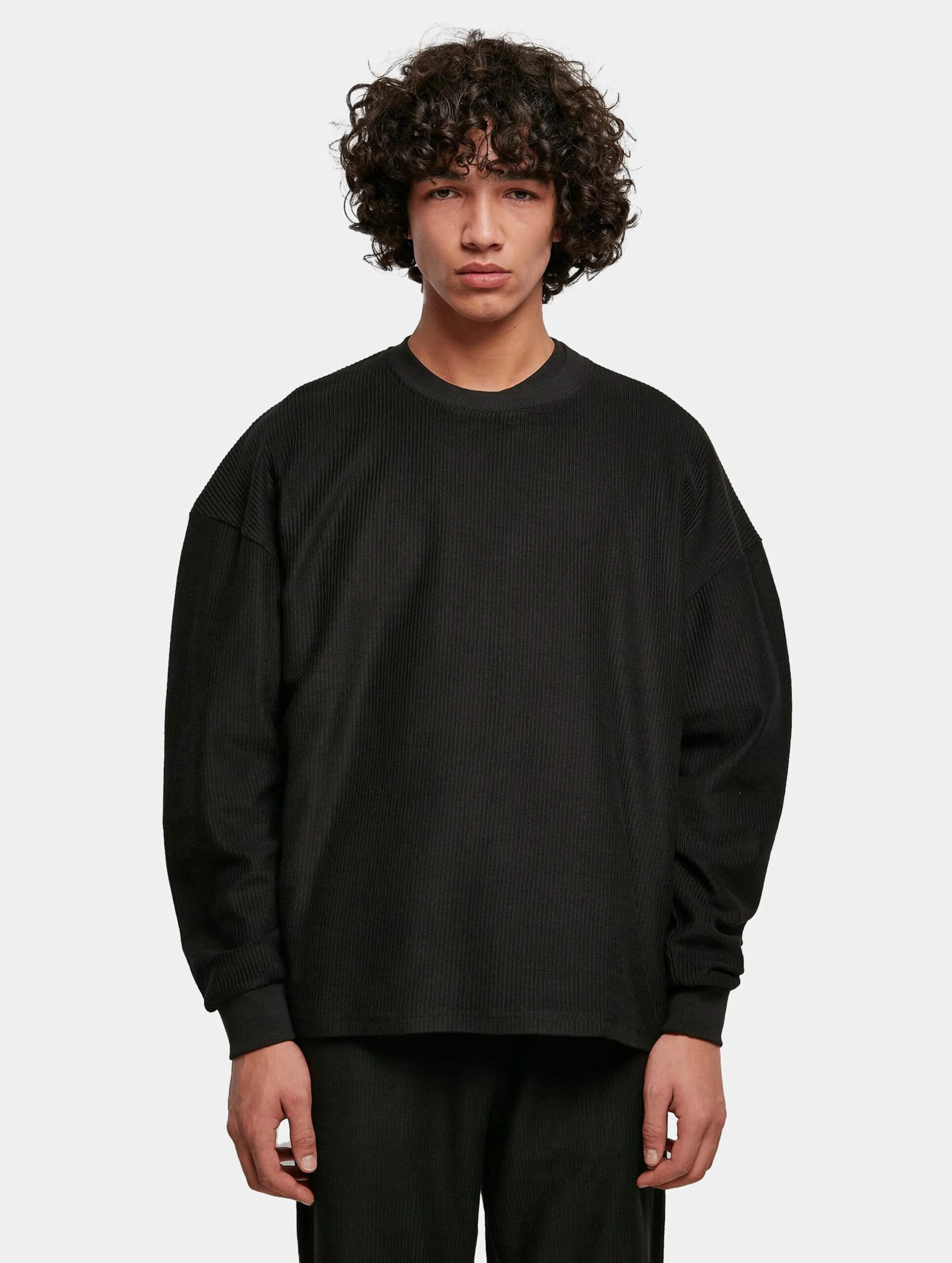Urban Classics Rib Terry Boxy Crew