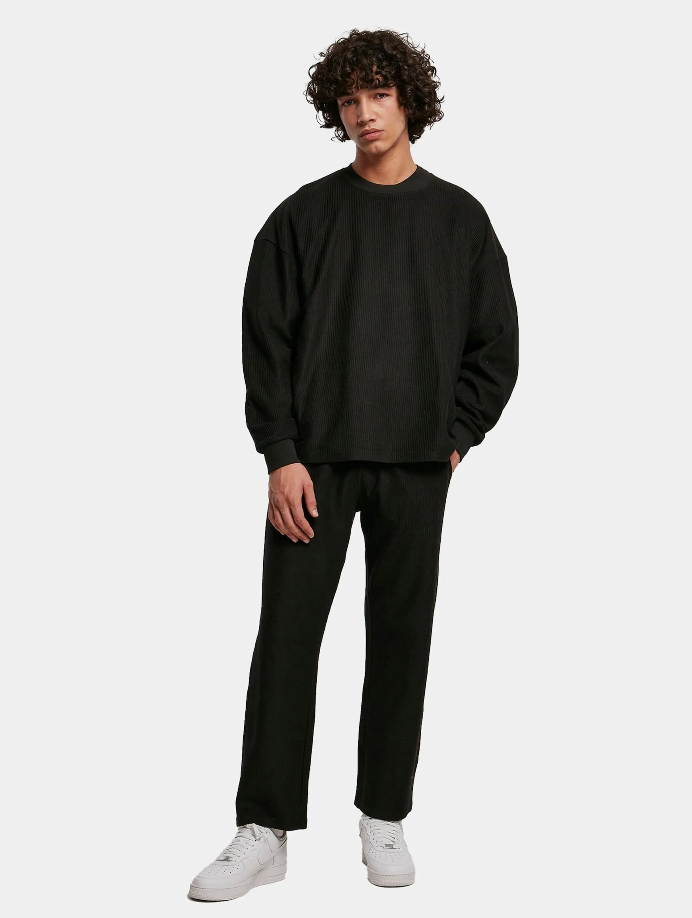 Urban Classics Rib Terry Boxy Crew