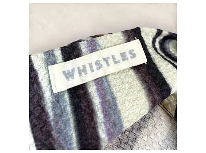 Vestido recto sin mangas con volante en la parte delantera y bolsillos de Whistles ES 8 US 4 UE 36 Multicolor 