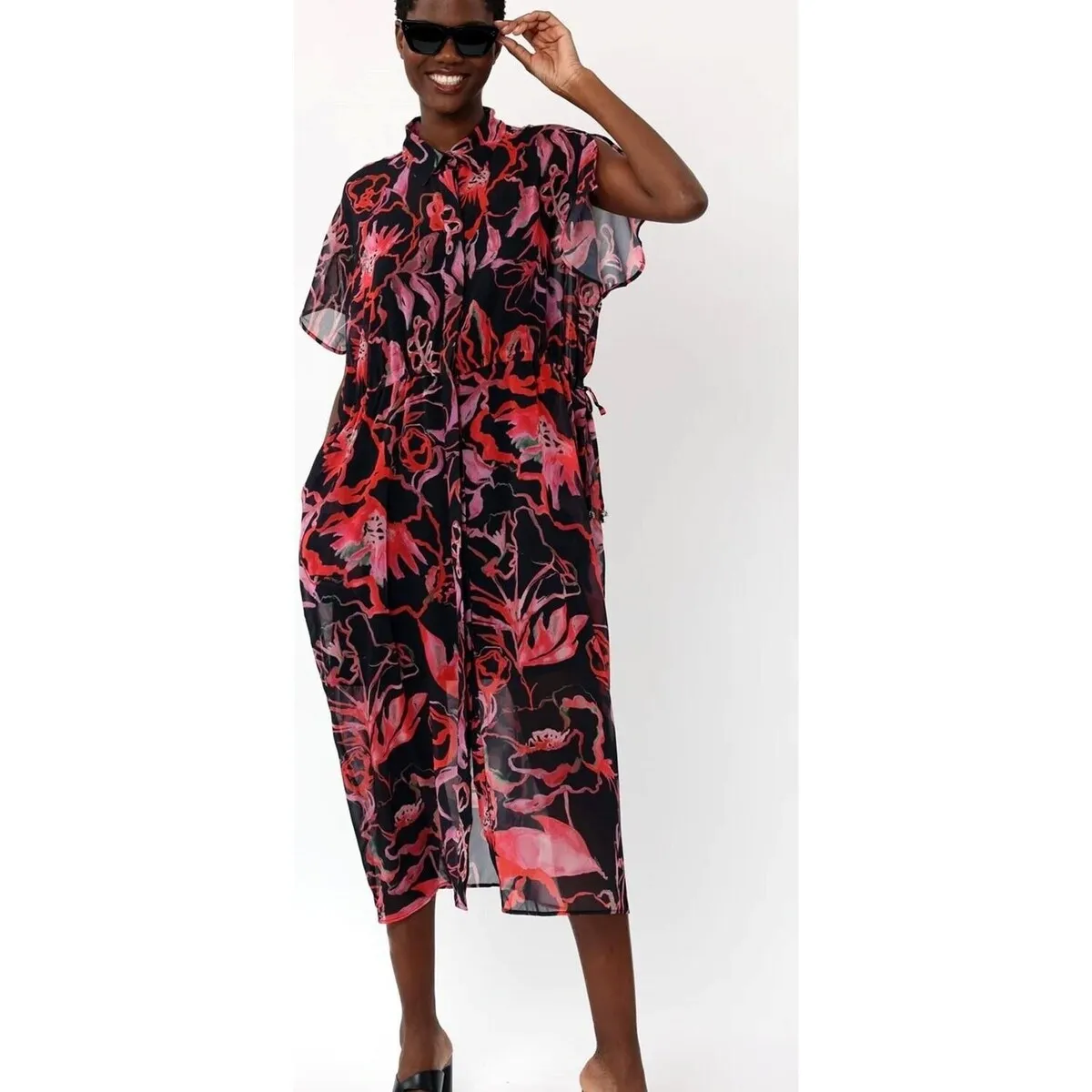 VESTIDO 53PNBH46RISE POPPY RED