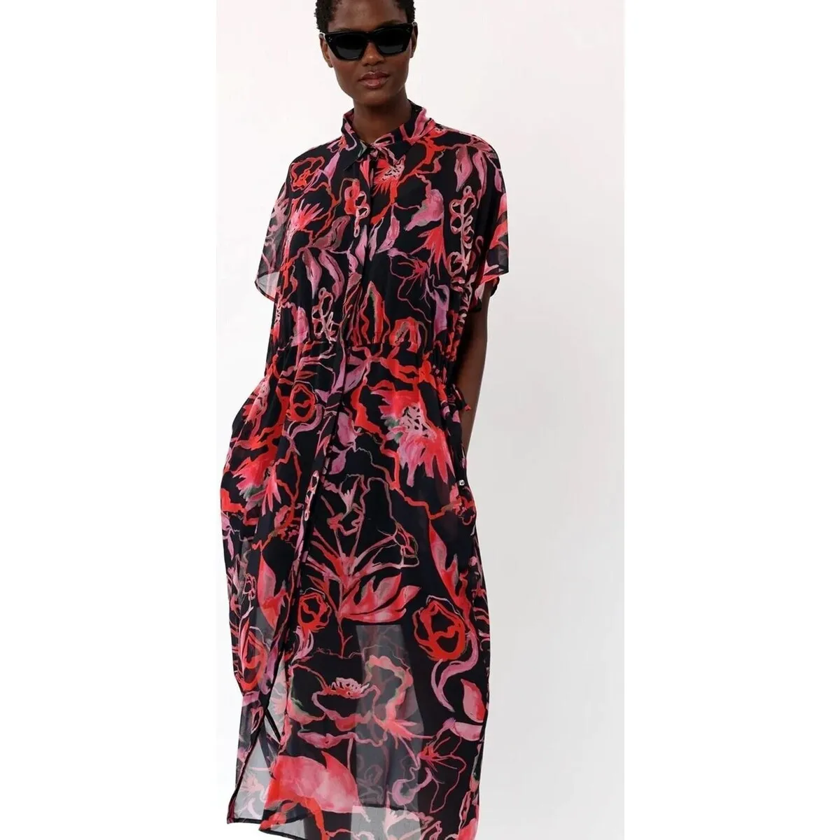 VESTIDO 53PNBH46RISE POPPY RED