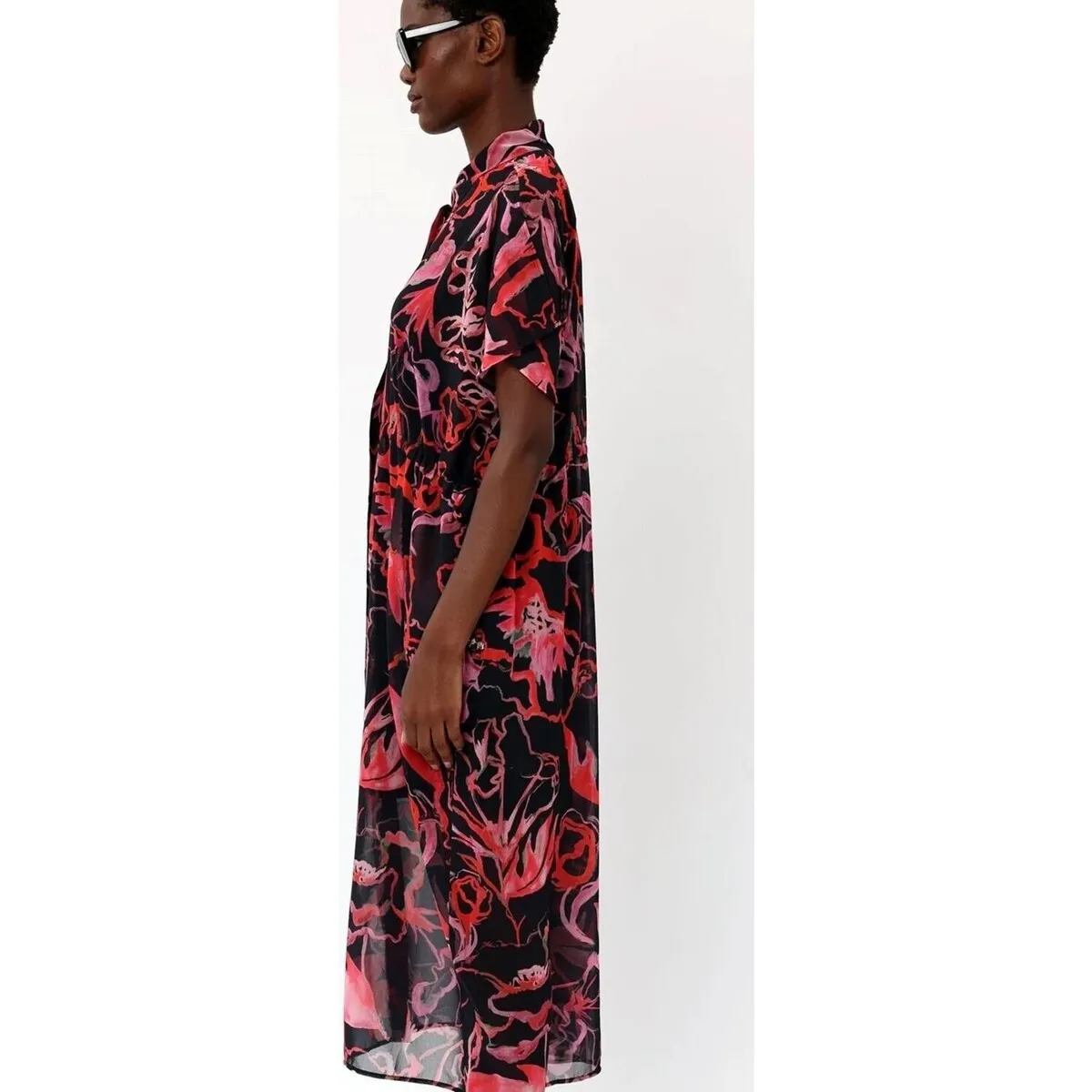 VESTIDO 53PNBH46RISE POPPY RED