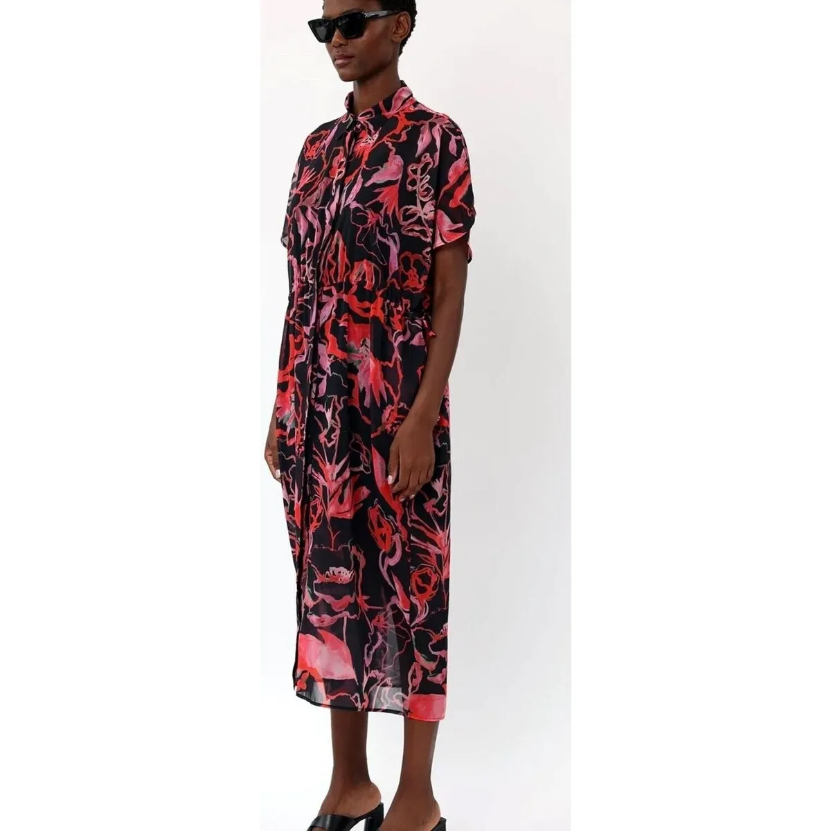 VESTIDO 53PNBH46RISE POPPY RED