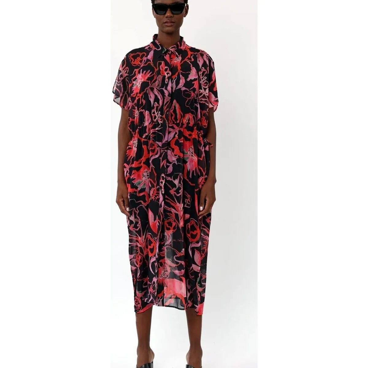 VESTIDO 53PNBH46RISE POPPY RED