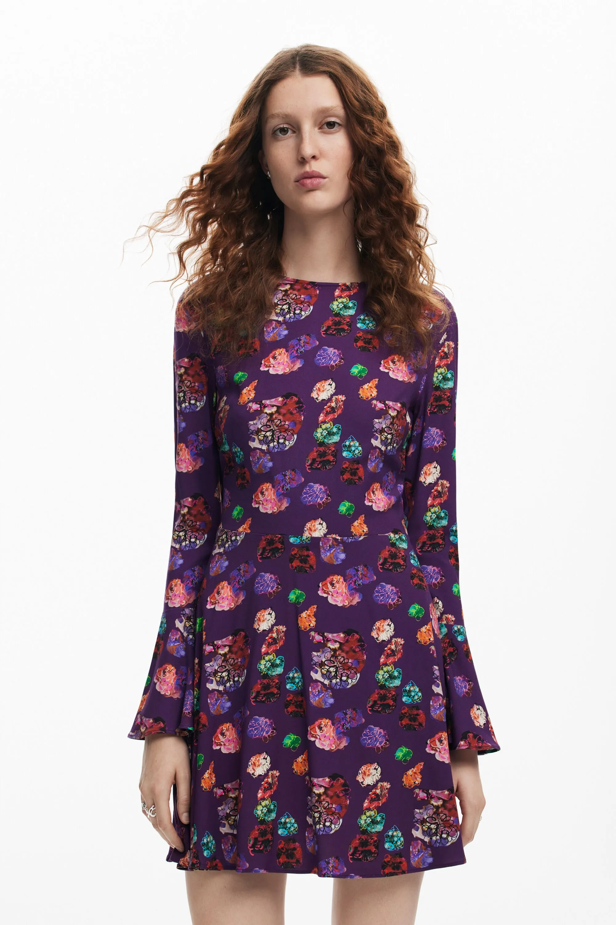 Vestit mini flors M. Christian Lacroix