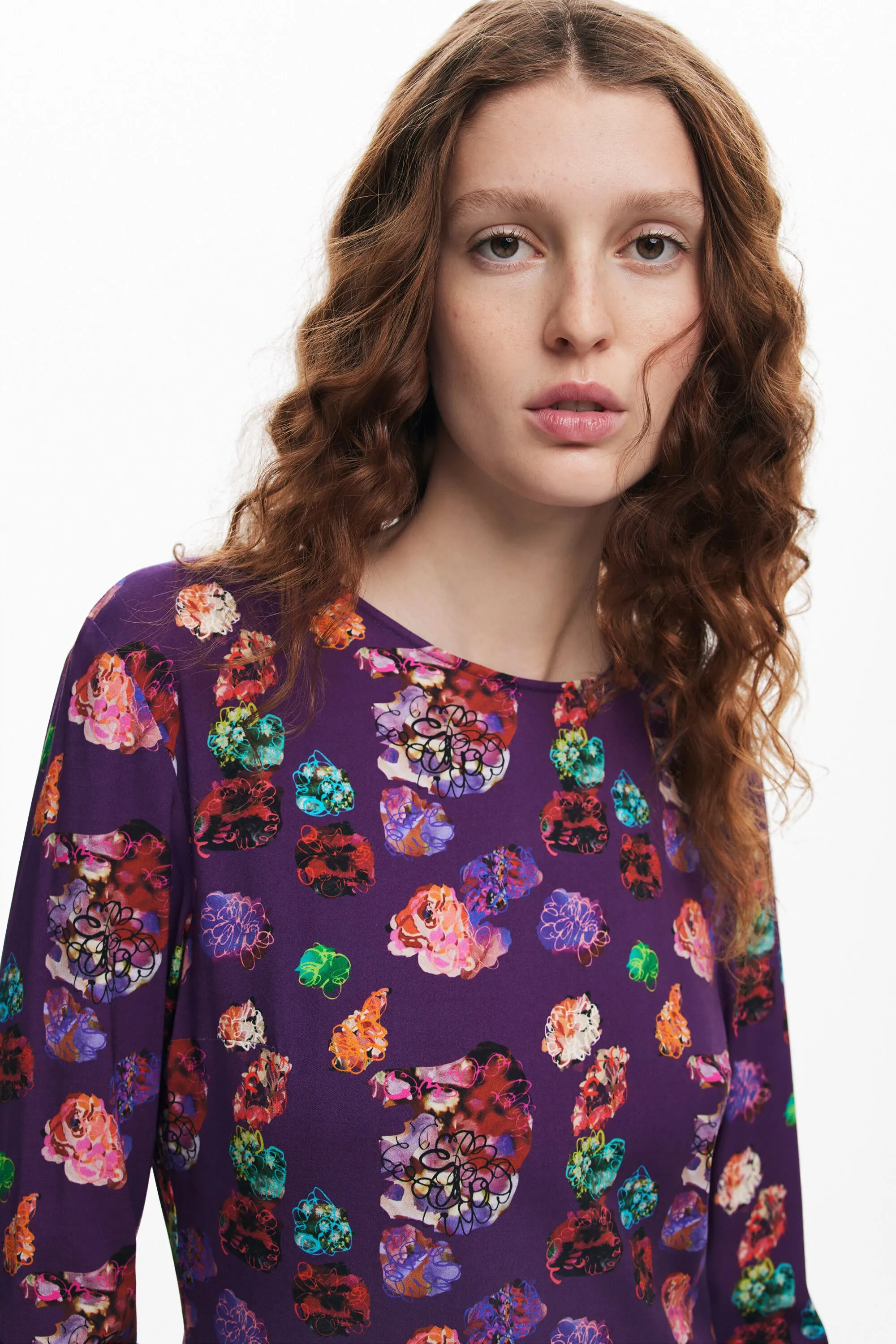 Vestit mini flors M. Christian Lacroix