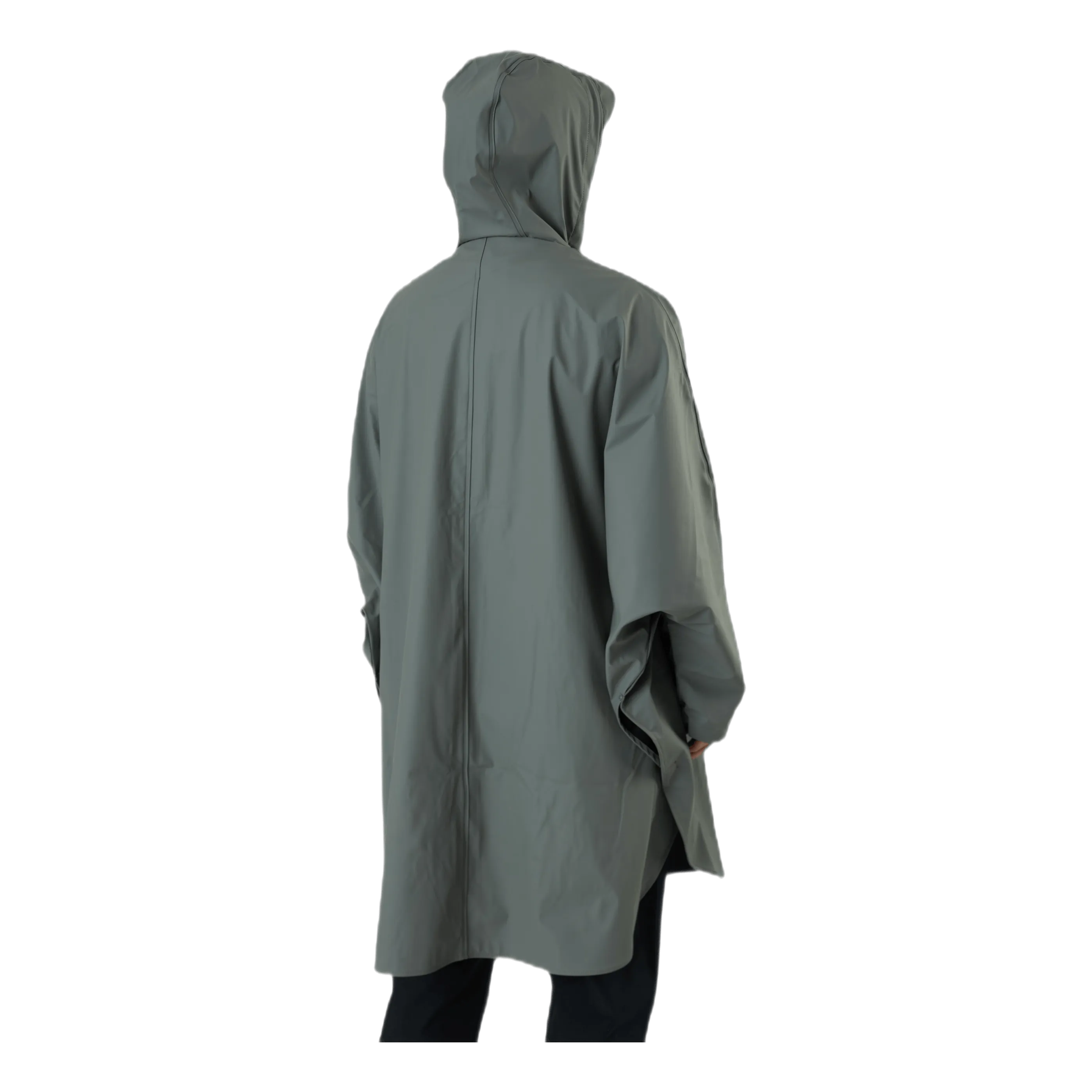 Weather Report Flame PU Rain Poncho Green