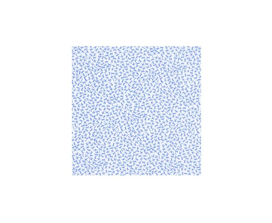 WHITE COTTON SHIRT WITH BLUE PRINT  TALBERT