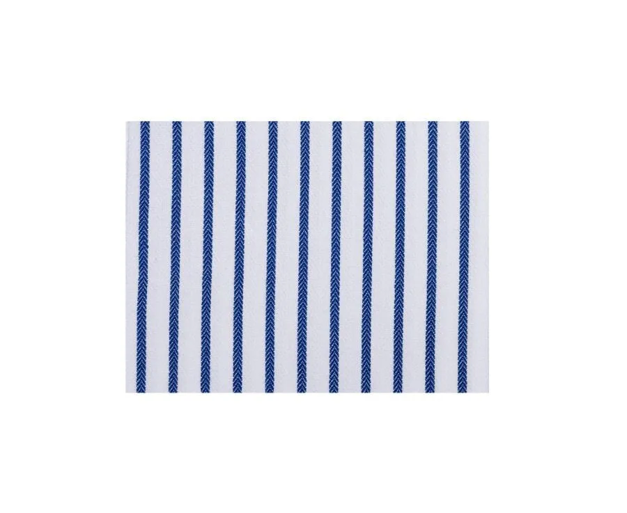 WHITE SHIRT WITH NAVY STRIPES  LÉONEL