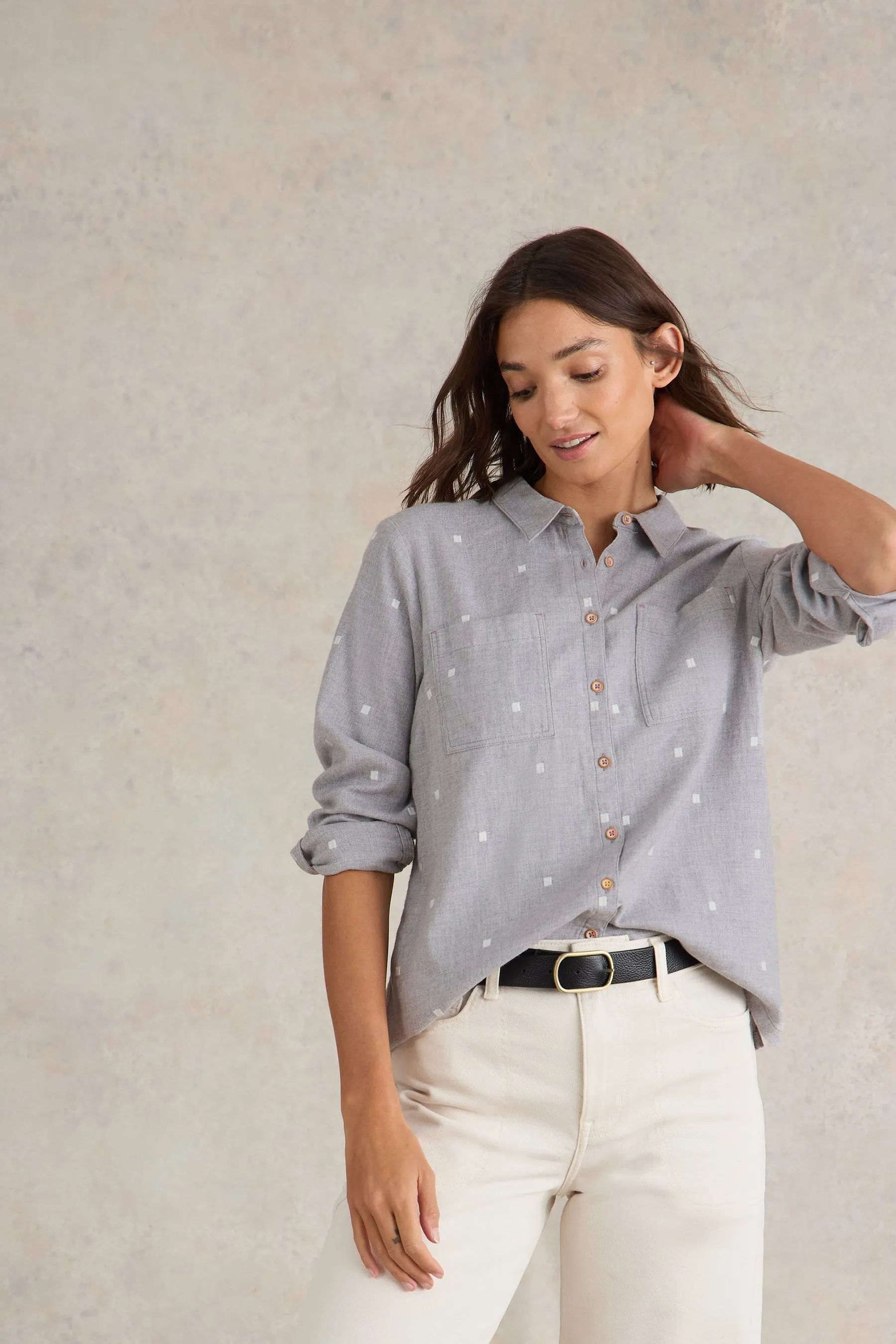 White Stuff Cotton Sophie 100% Cotton Shirt