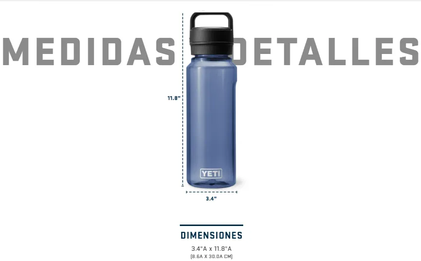 YETI YONDER™ BOTELLA DE 34 OZ (1 L) CON TAPA CHUG YONDER