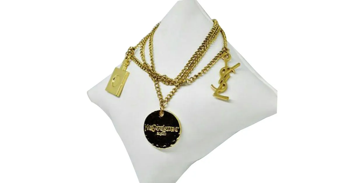 Yves Saint Laurent Esposas Dorado 