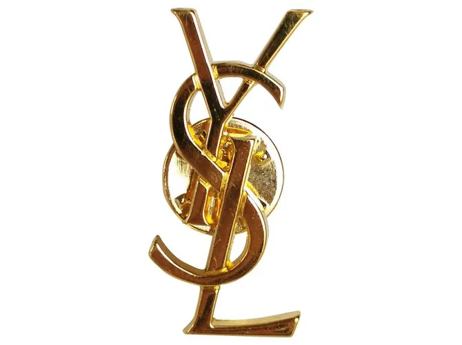 Yves Saint Laurent Pin YSL Dorado 