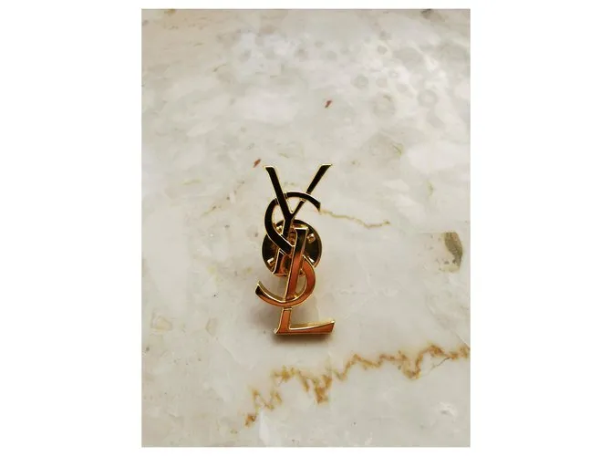 Yves Saint Laurent Pin YSL Dorado 