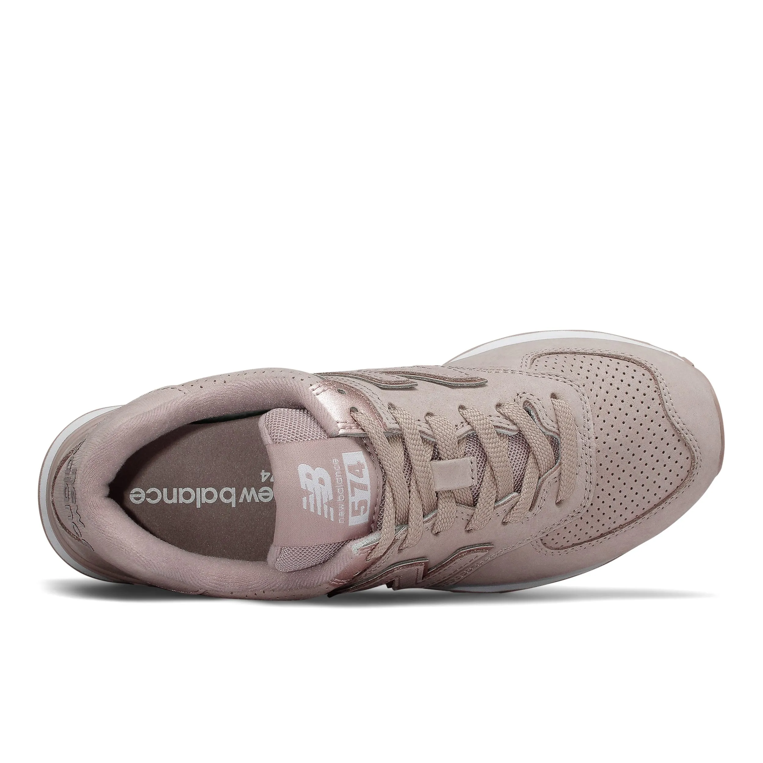 Zapatillas Urbanas Mujer New Balance 574 Nubuck Rosada